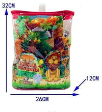 Load image into Gallery viewer, Exclusive Colorful Learning Animal Kingdom Toy Play Set for Kids, Educational Toy Set for Kids, Wild Animal Kingdom 111 Pcs with Play Mat (Multicolor)