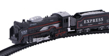 Load image into Gallery viewer, Battery Operated Black Train Toy Set for Kids, Big Size Train Set for Kids | Bump and Go Musical Toy Train