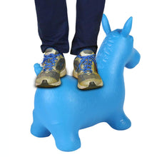 Load image into Gallery viewer, Inflatable Jumping and Riding Horse Bouncing Horse Hopper Animal Toy for Kids(With Pump Free) | Random Color