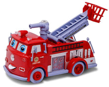 Load image into Gallery viewer, Red Fire Safety Rescue Truck with Emergency Light &amp; Sound. Bubble Blowing Pump and Adjustable Ladder.