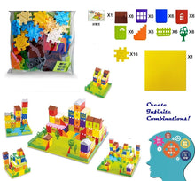 Load image into Gallery viewer, Sweet Home Large Building Blocks with 64 Pieces 1 Base Plate and 1 Manual - Construction and Building Block Toy for Kids