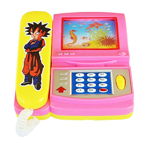 Happy Child Innovative New Cartoon Telephone Set with Light and Sound for Kids