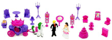 Load image into Gallery viewer, Toys Big Size Castle Doll House with Accessories -Musical Dollhouse and Beautiful Light