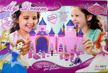 Load image into Gallery viewer, Toys Big Size Castle Doll House with Accessories -Musical Dollhouse and Beautiful Light