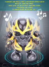 Load image into Gallery viewer, Bump and Go Dancing Hero Robot Toy with 3D Lights &amp; Sound, Dancing Toy, Battery Operated Toy,Kids Baby Electric Toys with Light and Music