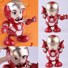 Load image into Gallery viewer, Marvel Avengers Iron Man Dancing Robot Action Toy for Kids with Real Dance Moves Action, Amazing Glowing Light Effects Feature, Music and OPENABLE MASK