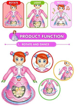 Load image into Gallery viewer, Beautiful Princess Dancing Doll for Kids. | 3D Lights Effects and Musical Sound. | 360 Degree Rotating with SWAY Function