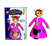 Load image into Gallery viewer, Beautiful Princess Dancing Doll for Kids. | 3D Lights Effects and Musical Sound. | 360 Degree Rotating with SWAY Function