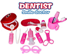 Load image into Gallery viewer, Pretend Play Dentist Set/ Doctor Set for Kids Medical Kit with 15 Items by Way of Tools and Instruments