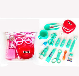 Pretend Play Dentist Set/ Doctor Set for Kids Medical Kit with 15 Items by Way of Tools and Instruments