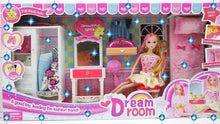 Load image into Gallery viewer, Big Size My Dream Room Doll House Creative Doll House with Doll for Girls Beauty Play Set