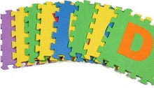 Load image into Gallery viewer, 36 pcs Alphanumeric Non-Toxic EVA Foam, Interlocking Puzzle with ABCD and 0-9 Numbers Set, Mini Size Play Toy Mat for Kids (4 x 4 inch)