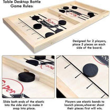 Load image into Gallery viewer, Birthday Popper Super Fast Sling Puck Game, Portable Table Board Game For Kids And Adults