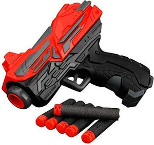 Twin Mini 2 High Speed and Long Range Bullet Gun Pistol Toy with 14 Soft Foam Bullets for Kids