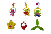 Load image into Gallery viewer, 5 PCS Lovely Colorful Musical Hanging Rattle Toys With Hanging Cartoons For Toddlers And Babies