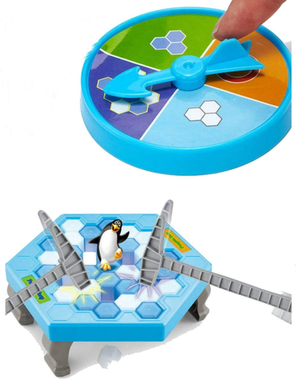 Mini Table Games Balance Ice Cubes Save Penguin Icebreaker Beating Toys for 5 Years Old Boys & Girls