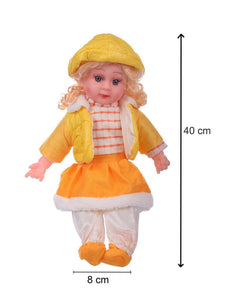 Kids Baby Doll Toy Singing Songs and Poem Baby Girl Doll (Multi color, 40 cm)(Random Color)