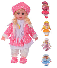 Load image into Gallery viewer, Kids Baby Doll Toy Singing Songs and Poem Baby Girl Doll (Multi color, 40 cm)(Random Color)