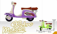 Load image into Gallery viewer, Friction Powered Retro Scooter Toy with Light and Sound Toys Set for Kids (Color and Design May Vary )