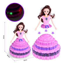 Load image into Gallery viewer, Rotation Dancing Princess Doll with 3D Lights and Music | Birthday Gift for Girls