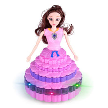 Load image into Gallery viewer, Rotation Dancing Princess Doll with 3D Lights and Music | Birthday Gift for Girls