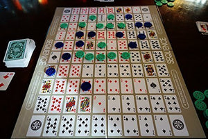 Sequence Board Game for Kids & Adults with Playing Card and Chips