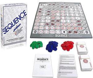 Sequence Board Game for Kids & Adults with Playing Card and Chips