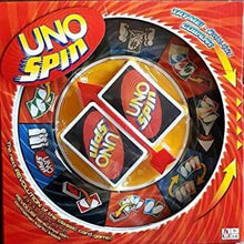 Load image into Gallery viewer, Uno Spin Classic Card Game with Spinner Family Fun  (Multicolor)