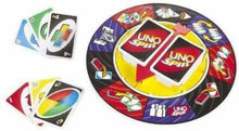 Load image into Gallery viewer, Uno Spin Classic Card Game with Spinner Family Fun  (Multicolor)