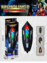 Load image into Gallery viewer, Wakanda Shield Captain America with Expandable Feature, Sound and Light Effects for Kids