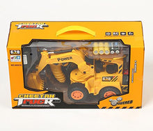 Load image into Gallery viewer, Cheetah Remote Control and LED Flash Lights JCB Plastic Truck Vehicle (Yellow, Large)
